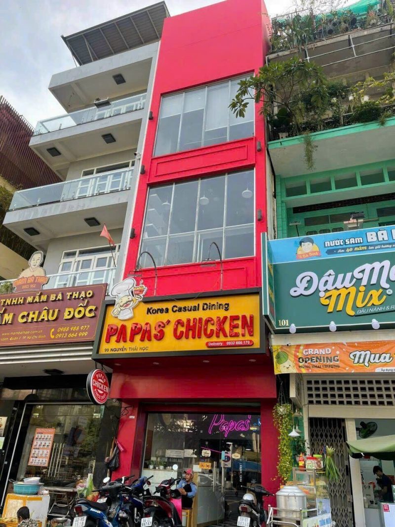 Cho thuê nhà mặt tiền số 99 đường Nguyễn Thái Học, Phường Cầu Ông Lãnh, Quận 1, Hồ Chí Minh