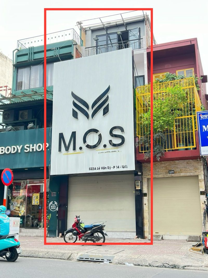 Cho thuê nhà mặt tiền số 522A đường Lê Văn Sỹ, Phường 14, Quận 3, Hồ Chí Minh