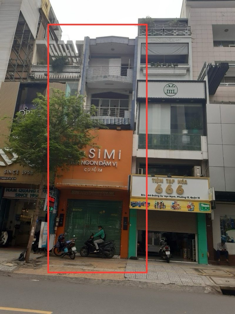Cho thuê nhà mặt tiền số 668 đường Sư Vạn Hạnh, Phường 12, Quận 10, Hồ Chí Minh