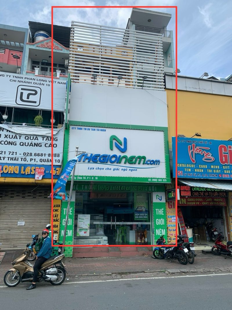 Cho thuê MB mặt tiền số 49 đường Lý Thái Tổ, Phường 1, Quận 10, Hồ Chí Minh