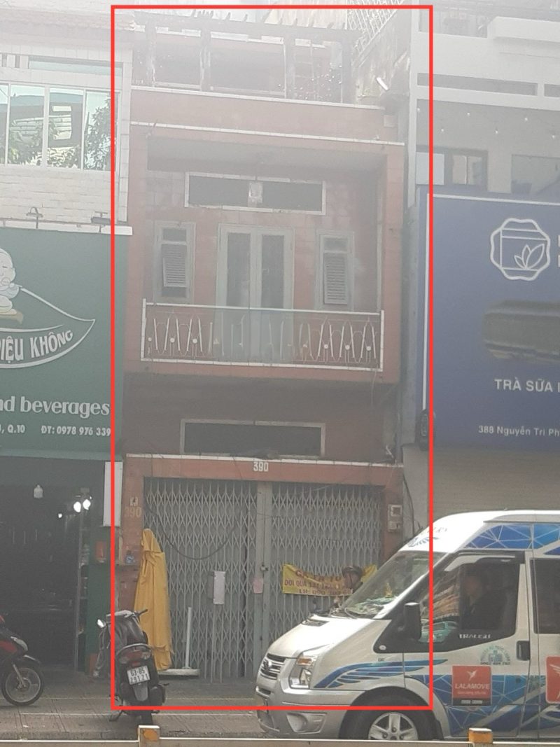 Cho thuê nhà mặt tiền số 390 đường Nguyễn Tri Phương, Phường 4, Quận 10, Hồ Chí Minh