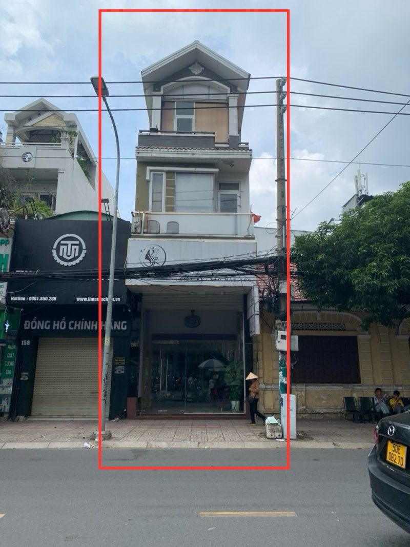 Cho thuê nhà mặt tiền số 156A đường Cách Mạng Tháng Tám, Phường 3, Quận 3, Hồ Chí Minh