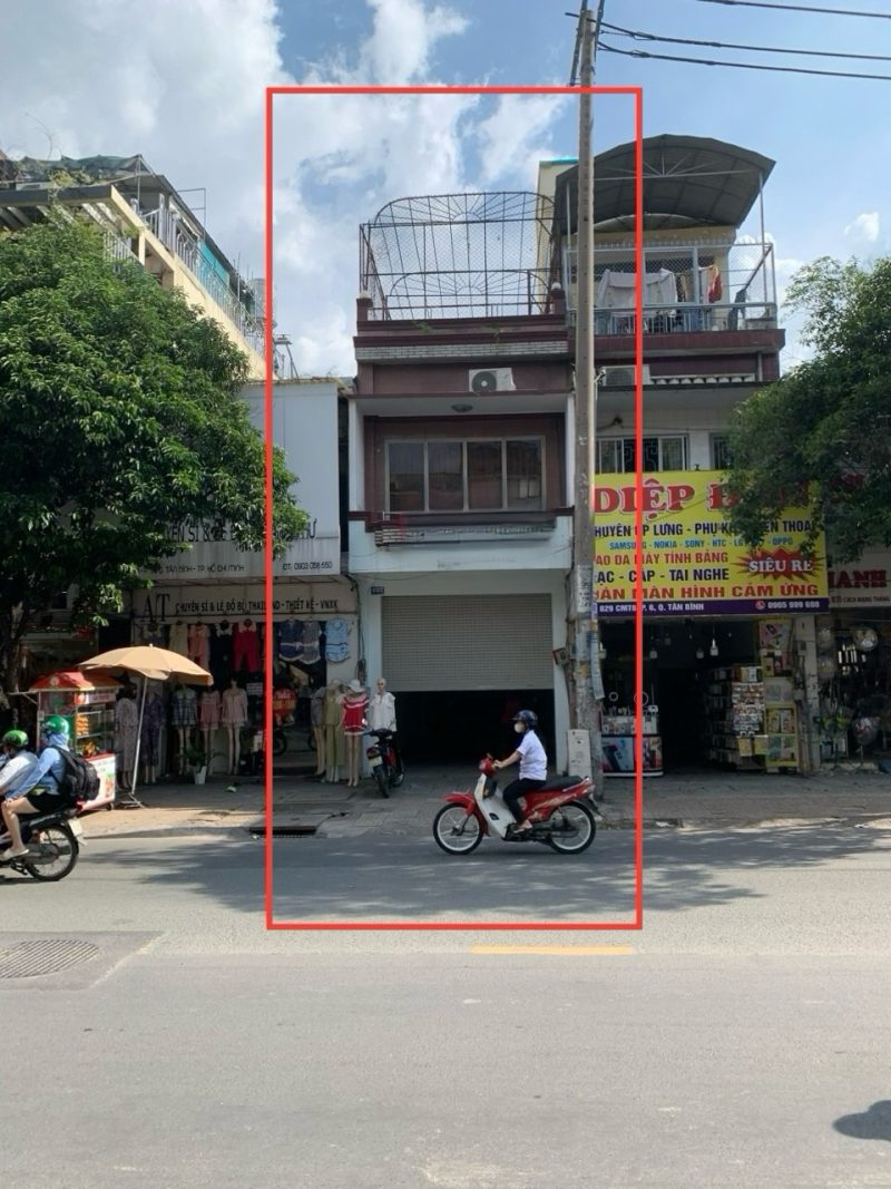 Cho thuê nhà mặt tiền số 627 đường Cách Mạng Tháng Tám, Phường 6, Quận Tân Bình, Hồ Chí Minh