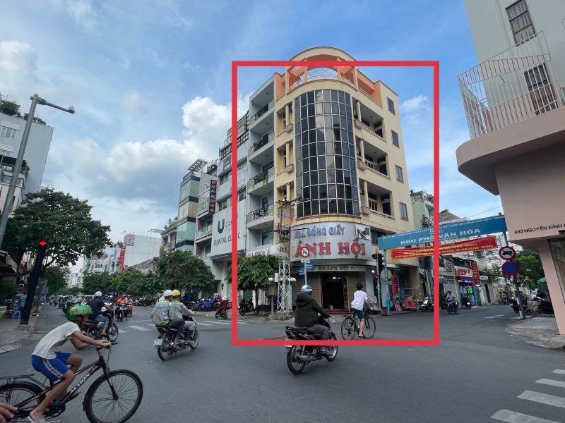 Cho thuê nhà GÓC 2MT số 489B đường Nguyễn Đình Chiểu, Phường 2, Quận 3, Hồ Chí Minh