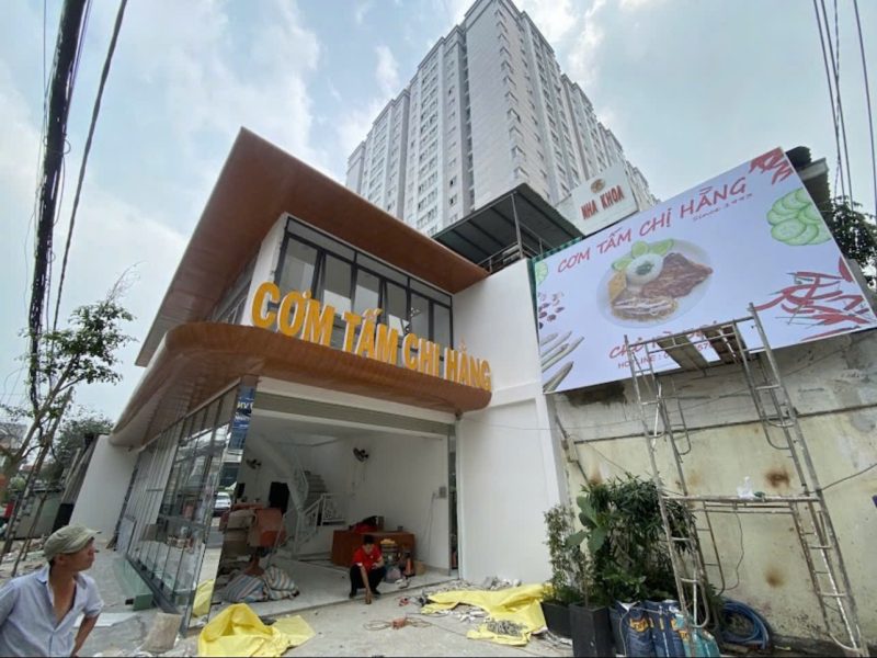 Cho thuê nhà GÓC 2 Mặt tiền 200-202 Nguyễn Xí phường 26, Quận Bình Thạnh.