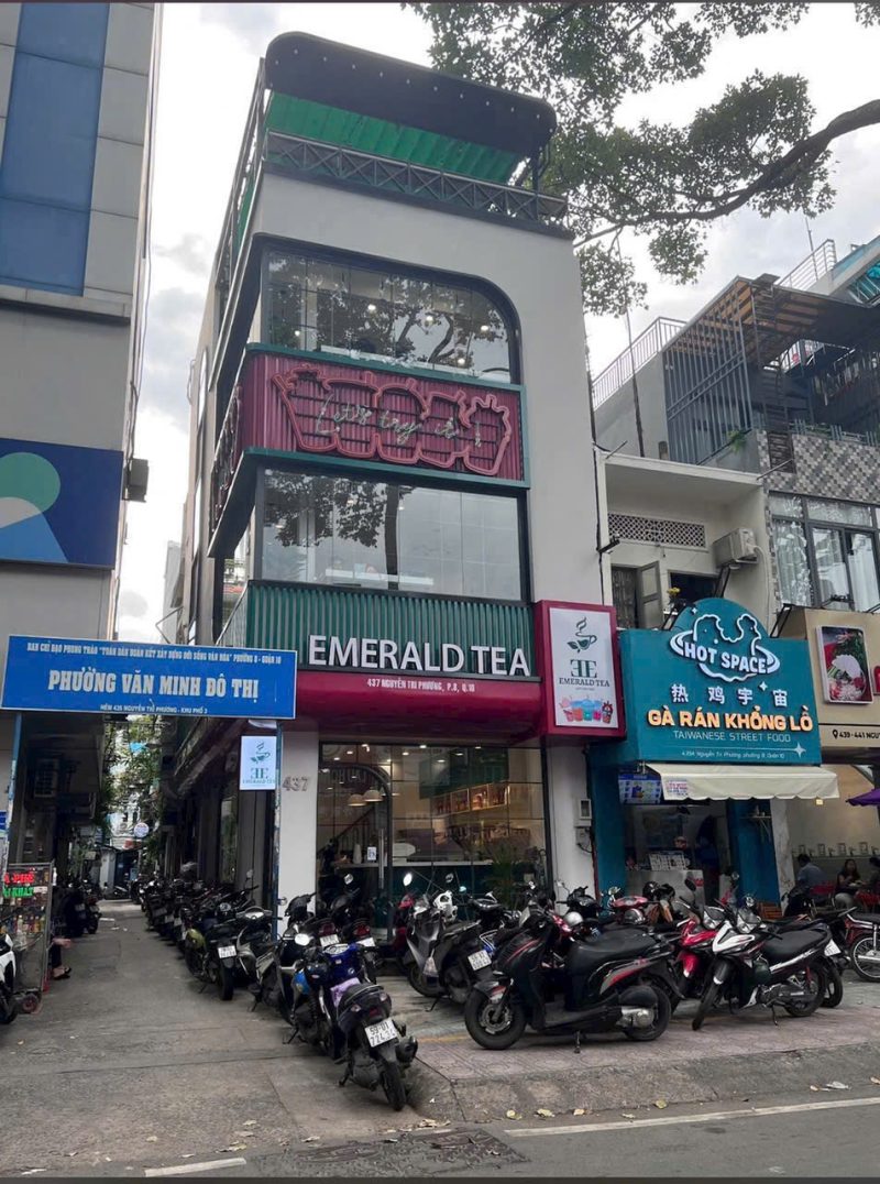 Cho thuê nhà góc 2MT Nguyễn tri phương Phường 8 quận 10
