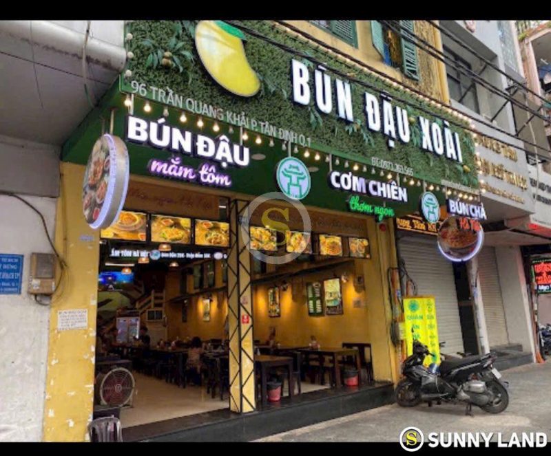Cho thuê nhà mặt tiền (Ngang 6.5M) đường Trần Quang Khải, Phường Tân Định, Quận 1, Hồ Chí Minh