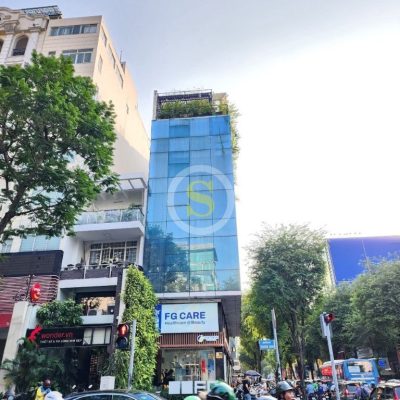 Cho thuê Toà nhà GÓC 2MT số: 55 đường Trương Định, P.VTS, Q3