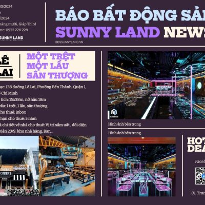 Cho thuê nhà mặt tiền số: 138 đường Lê Lai, Phường Bến Thành, Quận 1, Hồ Chí Minh