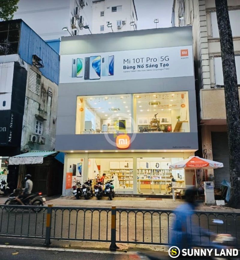 Cho thuê nhà Góc 2MT (Ngang 8.6m) Tôn Thất Tùng , Phường Phạm Ngũ Lão , Quận 1