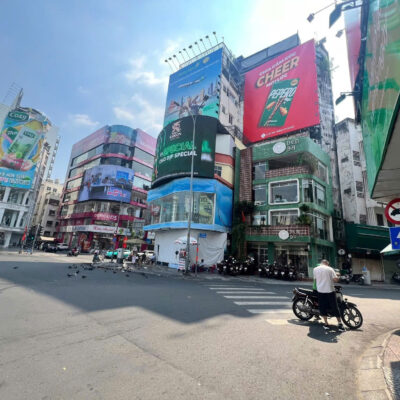 Cho thuê nhà GÓC 2MT số 01 đường Lê Thị Riêng, Phường Bến Thành, Quận 1, Hồ Chí Minh
