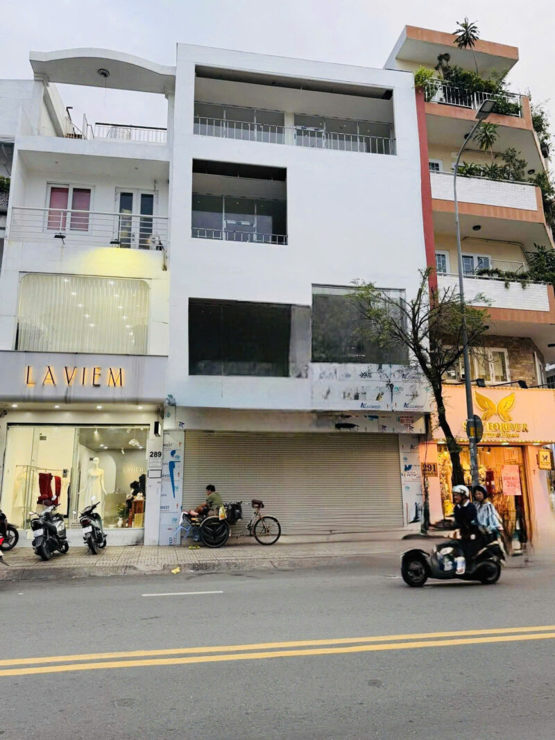Cho thuê nhà mặt tiền số 291B đường Võ Văn Tần, Phường 5, Quận 3, Hồ Chí Minh