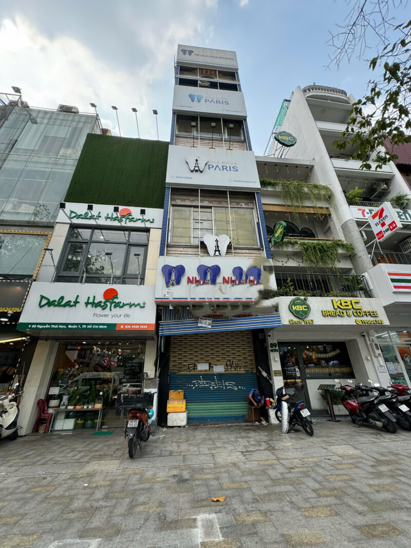Cho thuê nhà mặt tiền số 87 Nguyễn Thái Học, Phường Phạm Ngũ Lão, Quận 1, Hồ Chí Minh
