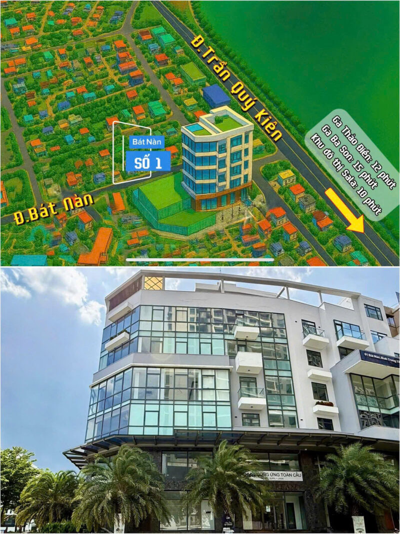 CHO THUÊ TOÀ NHÀ GÓC 2 MẶT TIỀN SỐ 1 ĐƯỜNG BÁT NÀN, PHƯỜNG BÌNH TRƯNG TÂY, QUẬN 2, HỒ CHÍ MINH