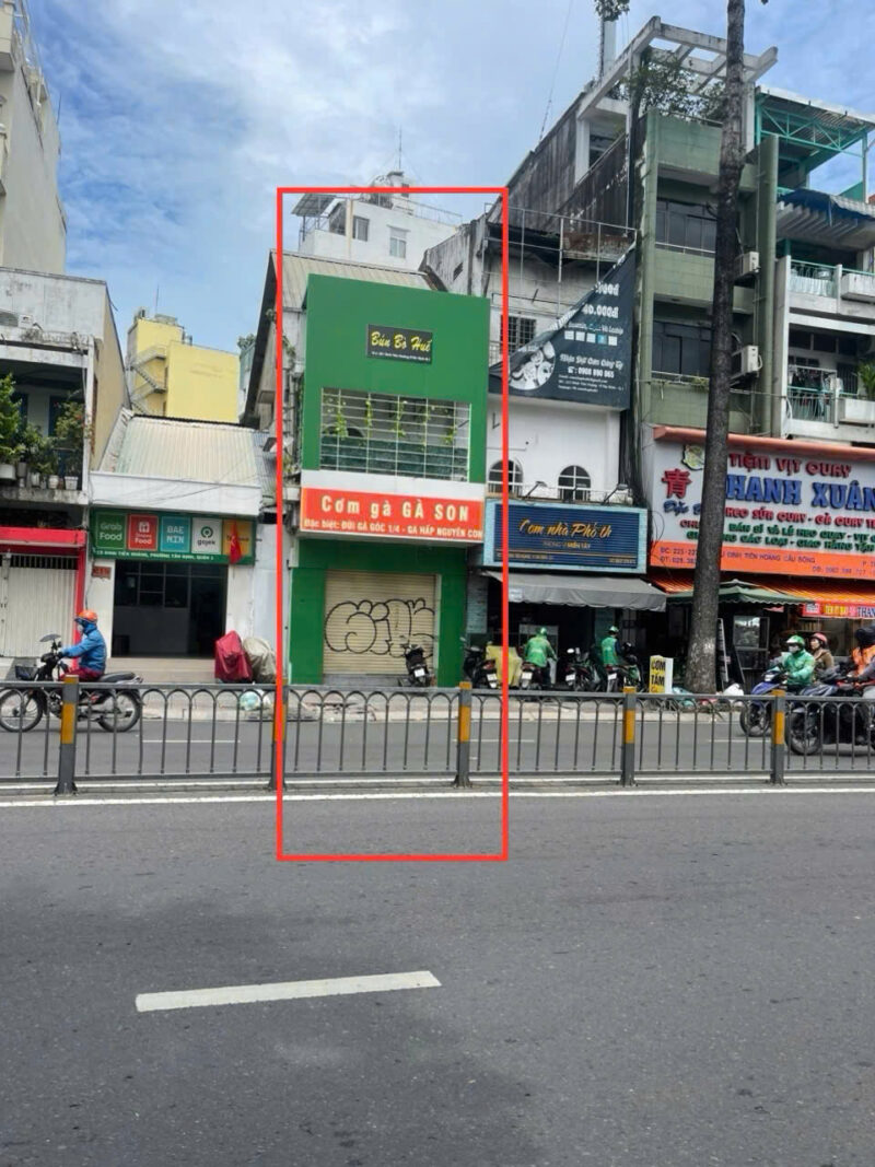 CHO THUÊ NHÀ MẶT TIỀN SỐ 221 ĐƯỜNG ĐINH TIÊN HOÀNG, PHƯỜNG TÂN ĐỊNH, QUẬN 1, HỒ CHÍ MINH