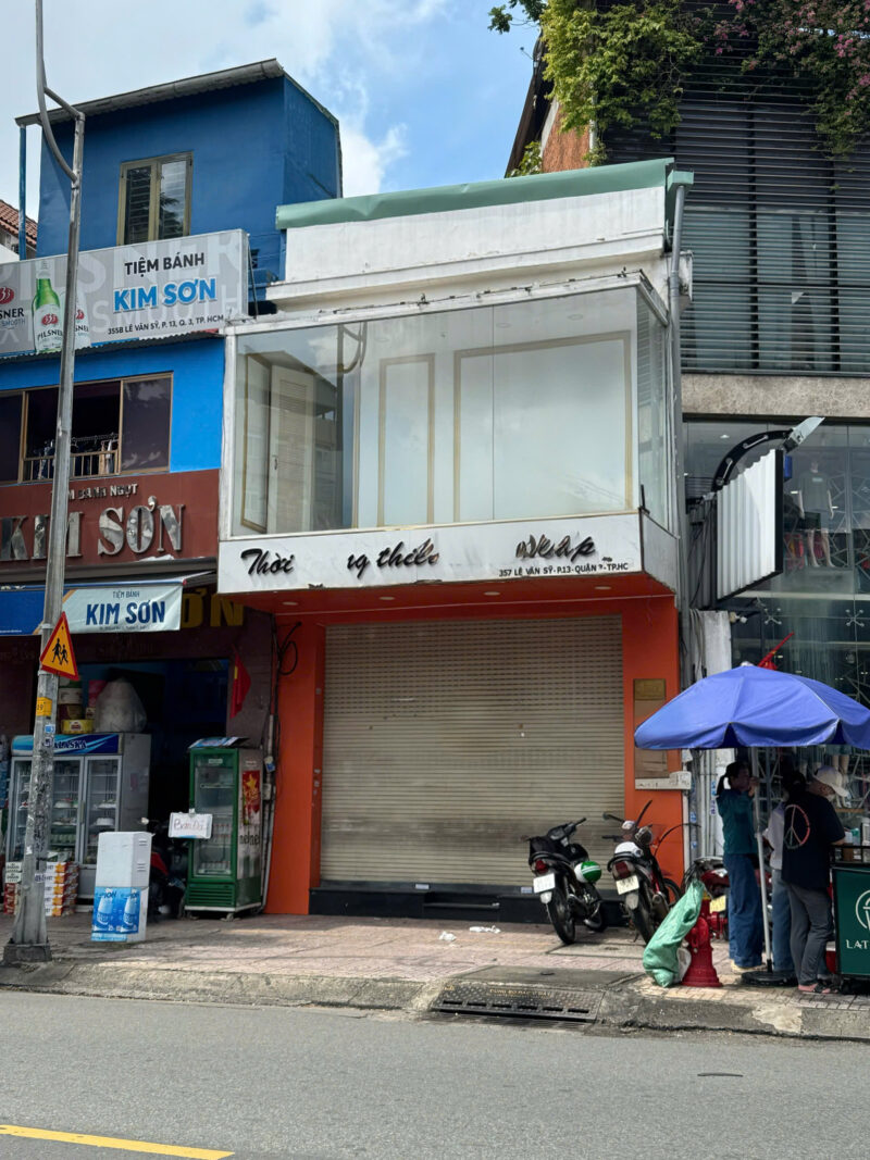 CHO THUÊ NHÀ MẶT TIỀN SỐ 357 ĐƯỜNG LÊ VĂN SỸ, PHƯỜNG 12, QUẬN 3, HỒ CHÍ MINH