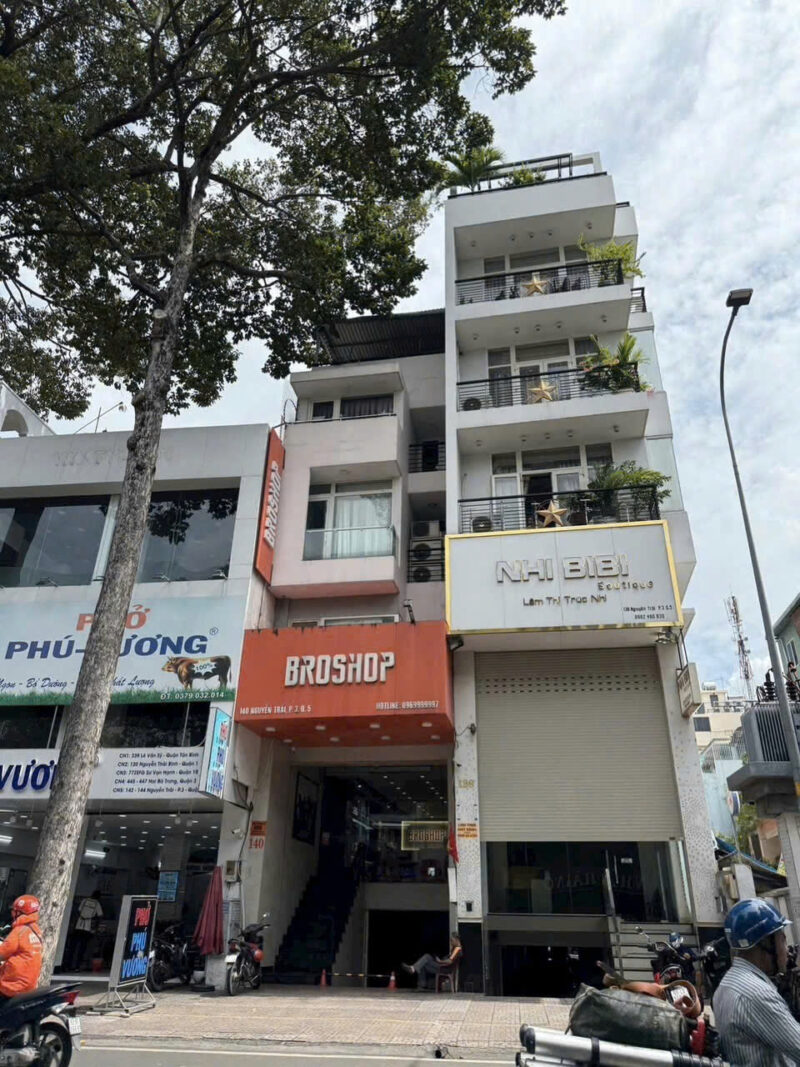 CHO THUÊ NHÀ MẶT TIỀN SỐ 140 ĐƯỜNG NGUYỄN TRÃI, PHƯỜNG 2, QUẬN 5, HỒ CHÍ MINH