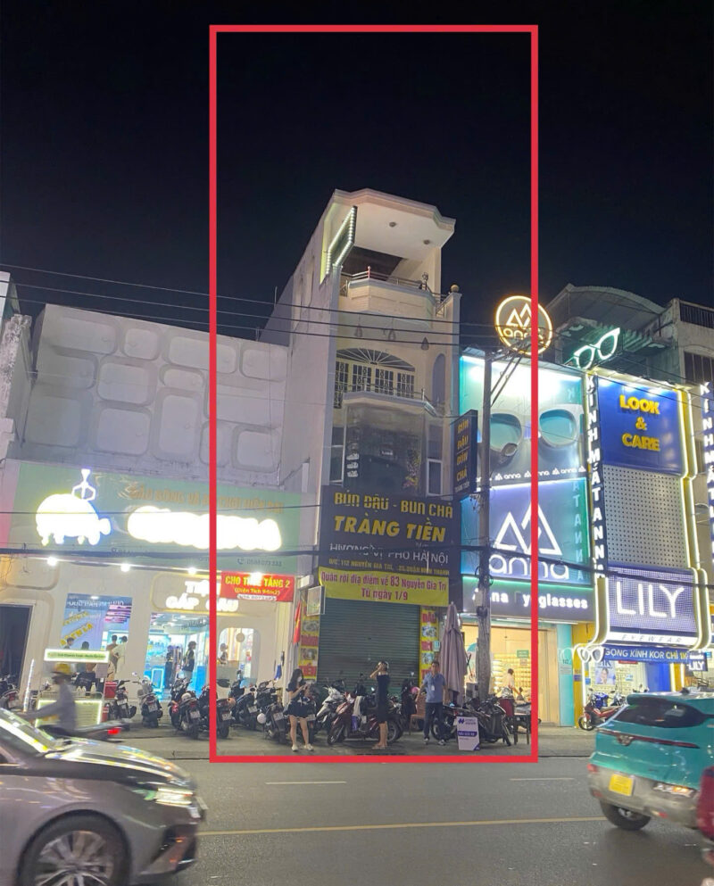 CHO THUÊ NHÀ MẶT TIỀN SỐ 112 ĐƯỜNG NGUYỄN GIA TRÍ, PHƯỜNG 25, QUẬN BÌNH THẠNH, HỒ CHÍ MINH