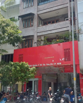 CHO THUÊ MẶT BẰNG MẶT TIỀN SỐ 236-238 ĐƯỜNG NGUYỄN ĐÌNH CHIỂU, PHƯỜNG 5, QUẬN 3, HỒ CHÍ MINH CHO THUÊ MẶT BẰNG MẶT TIỀN SỐ 236-238 ĐƯỜNG NGUYỄN ĐÌNH CHIỂU, PHƯỜNG 5, QUẬN 3, HỒ CHÍ MINH