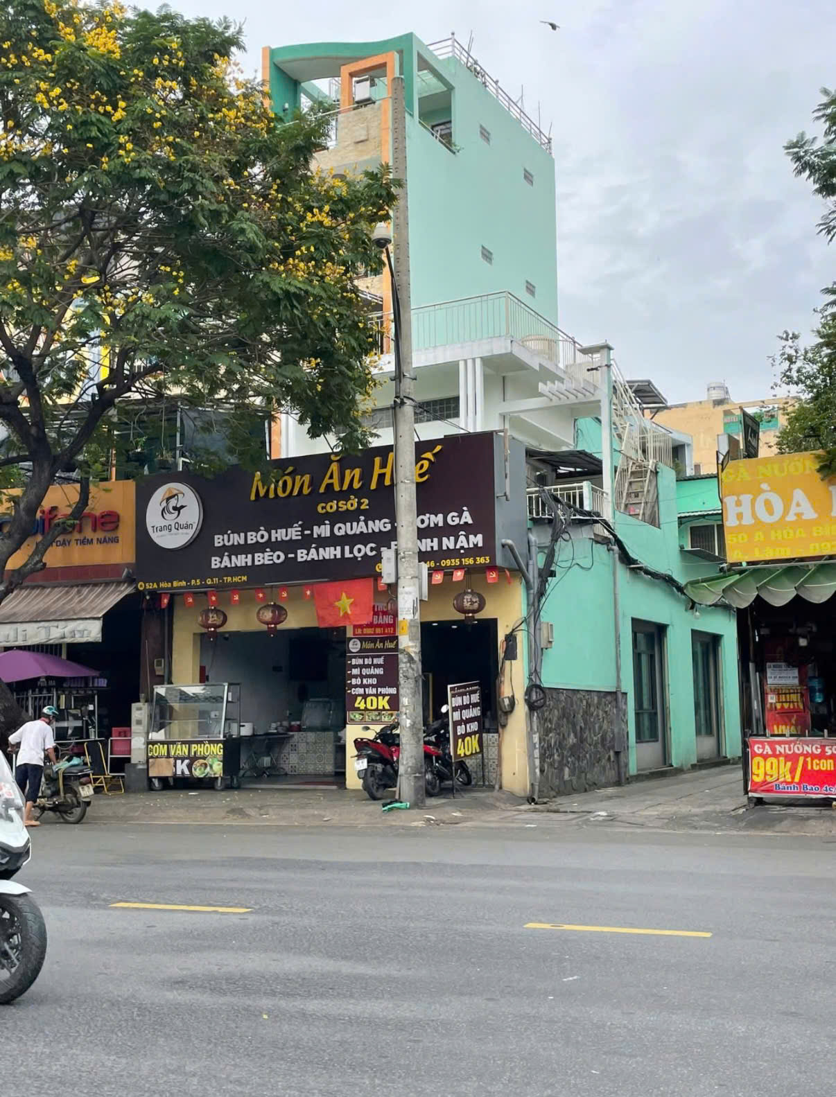 CHO THUÊ NHÀ GÓC 2 MẶT TIỀN SỐ 52A ĐƯỜNG HOÀ BÌNH, PHƯỜNG 3, QUẬN 11, HỒ CHÍ MINH CHO THUÊ NHÀ GÓC 2 MẶT TIỀN SỐ 52A ĐƯỜNG HOÀ BÌNH, PHƯỜNG 3, QUẬN 11, HỒ CHÍ MINH