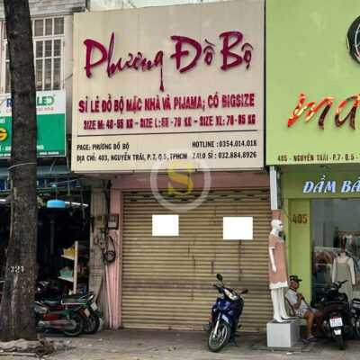 CHO THUÊ NHÀ MẶT TIỀN SỐ 403 ĐƯỜNG NGUYỄN TRÃI, PHƯỜNG 7, QUẬN 5, HỒ CHÍ MINH