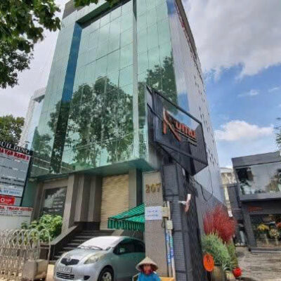 CHO THUÊ TOÀ NHÀ MẶT TIỀN SỐ 207 ĐƯỜNG ĐIỆN BIÊN PHỦ, PHƯỜNG VÕ THỊ SÁU, QUẬN 3, HỒ CHÍ MINH