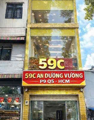 CHO THUÊ NHÀ MẶT TIỀN SỐ 59C ĐƯỜNG AN DƯƠNG VƯƠNG, PHƯỜNG 8, QUẬN 5, HỒ CHÍ MINH