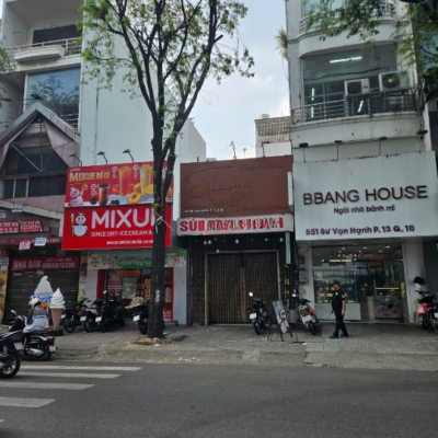CHO THUÊ NHÀ MẶT TIỀN SỐ 549 SƯ VẠN HẠNH, PHƯỜNG 13, QUẬN 10, HỒ CHÍ MINH